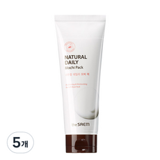 더샘 내추럴 데일리 모찌팩 120g, 5개, 1개입