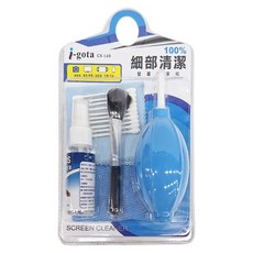 i-gota 愛購它 6合1螢幕清潔組 CK-L60, 藍色, 1組