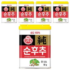 오뚜기 순후추, 50g, 5개
