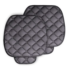 XFIT Le Blanc 超細纖維冬季車用坐墊, 2個, 黑色