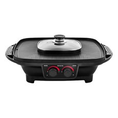 aiwa 愛華 多功能料理盤 AI-GEH3 1400W大功率 食品級不沾塗層 獨立無段控溫 滿槽+瀝油口設計