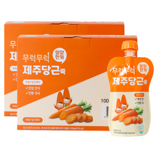 이유케어스 무럭무럭 제주당근 키즈죽 7p, 당근맛, 2개, 100g