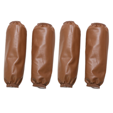 Edenstol 防水防油多用途皮革工作袖套 左2入 + 右2入, 棕色