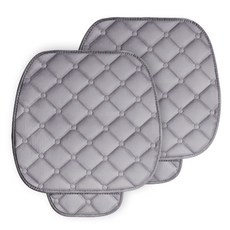 XFIT Le Blanc 超細纖維冬季車用坐墊, 2個, 灰色