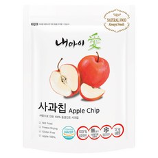 Naeiae 水果乾 蘋果 零下40度冷凍技術 無油炸無防腐劑無添加 適合幼兒抓握, 12g, 1包