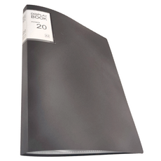 A4多頁文件夾 長23.3cm 寬31cm 塑膠材質, 經典黑, 1組