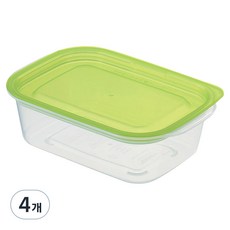 이노마타 직사각 밀폐용기 1801 2p, 400ml, 4개
