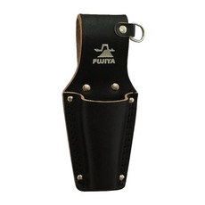 FUJIYA 富士箭 高級黑牛皮腰間鉗子收納袋 單支型, 1個