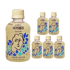 Binggrae 咖啡香草拿鐵, 香草拿鐵, 240ml, 6瓶