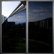 HYUNDAE sheet 防紫外線玻璃窗戶貼 IRBK0550, 黑色