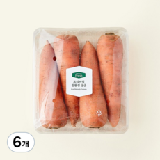친환경 인증 프리미엄 당근, 800g, 1개입, 6개