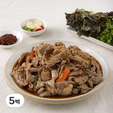 더듬뿍 한돈 매실 양념 불고기, 700g, 5팩