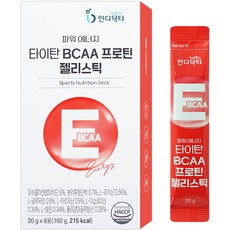 IndiDR 蛋白質果凍條隨身包 8入, 160克, 1個, 1盒