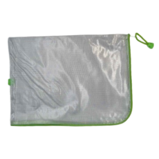 SEASON Paper&Gift 四季紙品禮品 L型防水拉鍊袋 A4L型 綠色, A4(35 x 26cm), 1個