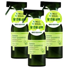 하라즈 버블 풋 샴푸 프레쉬민트향, 1개입, 3개, 500ml
