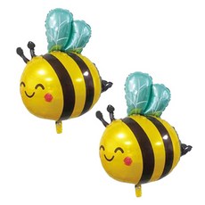 타이탄 생일 혼합 파티 풍선, 꿀벌, 2개