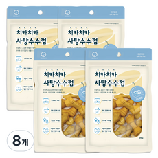 굿데이 치카치카 강아지껌 SS, 사탕수수맛, 96g, 8개