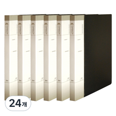 玄風 PP 彩色索引左側活頁夾 A4, 黑色, 24個