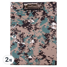 문화산업 군용 리포트화일 A4 M630-71, 디지털무늬, 2개