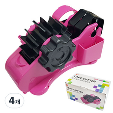 DOnG-A Pms 多功能膠帶台 35mm, 粉色, 4個