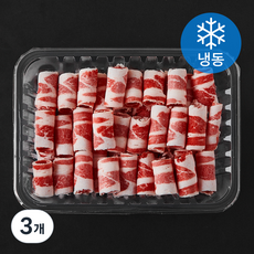 미국산 우삼겹 돌돌말이 (냉동), 3개, 500g