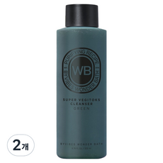 WONDER BATH 煥新Cho Sung Ah超級蔬果毒素綠色潔面乳, 200ml, 2個