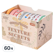 제트에이비씨 다양한 마스킹 테이프 10종 세트, 타입5, 6개