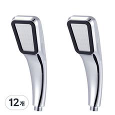 方形300孔增壓省水蓮蓬頭 JSH010, 12個, 銀色