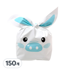 포포팬시 꿀꿀이 보자기 포장팩, 화이트, 150개