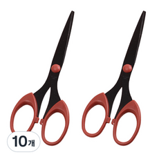 北歐風不鏽鋼桌上型多功能剪刀, 10個, 紅色