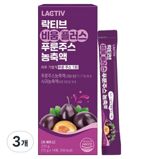 락티브 비움 플러스 푸룬주스 농축액 14p, 210g, 5개