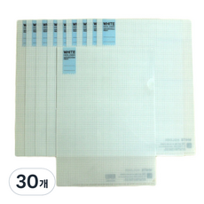 misoro 資料夾 220 x 310 mm, 白色, 30個