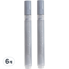 더조넷 아크릴 페인트마커 실버, 1색, 6개