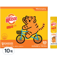 비타500 데일리 스틱 멀티비타민, 140g, 10개