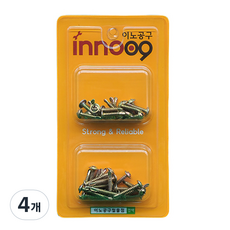 Innotime 華司頭自攻螺絲 2色 x 20入組 NIT217, 4個