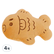 MOCHITOWN 鯛魚燒暖手寶玩偶 10cm, 紅豆饅頭, 4個