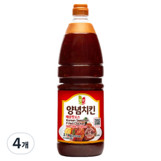 첫맛 양념치킨 매운맛소스, 2.1kg, 4개