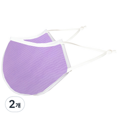 하하비샵 등산 방수 파스텔컬러 마스크 아동용 S, 1개입, 2개, 보라