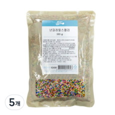 브레드가든 넌파레일스 칼라 스프링클, 360g, 5개