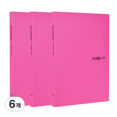 에코청운 에코 레버 화일 A4, 분홍, 6개
