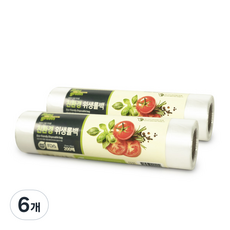 Maygreen 친환경 위생롤백, 중(25 x 35 cm), 200개입, 6개