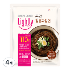 라이틀리 곤약 정통짜장면 2인분, 456g, 4개