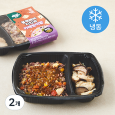 스윗밸런스 블랙페퍼치킨과 카레현미밥 (냉동), 230g, 2개