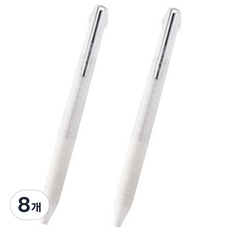 Uni 三菱 JETSTREAM 輕巧纖細3色原子筆 0.5mm, 白色, 8個