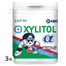 XYLITOL KBO 原創口香糖 樂天巨人, 86g, 3個