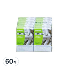 문교 탄산 분필, 백색, 600개