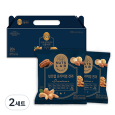 넛츠랩 프리미엄 견과 선물세트 20g x 20p, 2세트