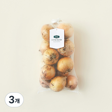 친환경 인증 프리미엄 양파, 1.5kg, 3개