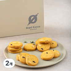 브로드카세 사브레 더블 초코 단호박 쿠키, 180g, 1개입, 2개