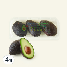 선우 칠레산 바로 먹는 후숙과 아보카도, 4개, 500g(2~4입)